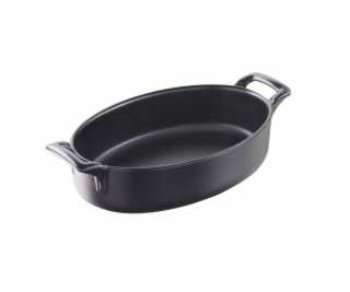Revol BELLE CUISINE NOIR hluboký oválný talíř