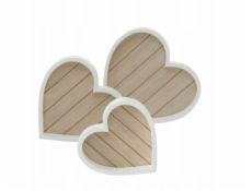 Boltze Dekorativní podnosy ve tvaru srdce, HERZ