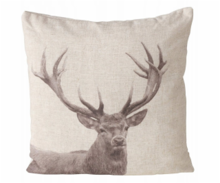 Boltze Dekorativní bavlněný polštář STAG, 45 x 45 cm