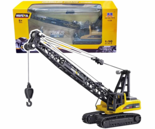 HUINA Kovový pohyblivý pásový jeřáb 1:50