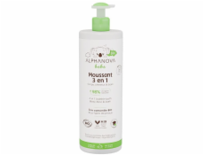 Alphanova jemná dětská koupelová tekutina 3 v 1 Bebe Bio 400 ml