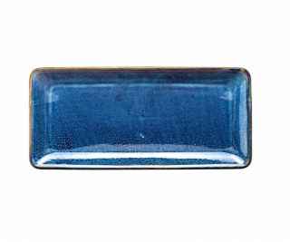 Verlo DEEP BLUE Obdélníkový talíř 35,5x16,5 cm
