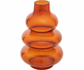 Atmosphera Váza CLOTHILDE z jantarového skla, výška 22 cm