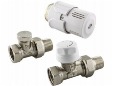 KFA Termostatická sada pro radiátor rovná, bílá 757-040-07-BL