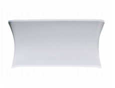 Povlak na stůl obdélníkový, délka 182,9 cm, bílý