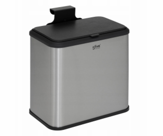 5five EKO bio koš, nerezové pouzdro, 5 l