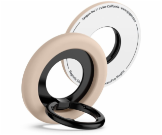 Spigen Kroužek na telefon NANO POP MAGSAFE, kokosový béžový