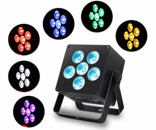 LIGHT4ME ACCU PAR RGBWA-UV reflektor 4400 mAh světelný ef...
