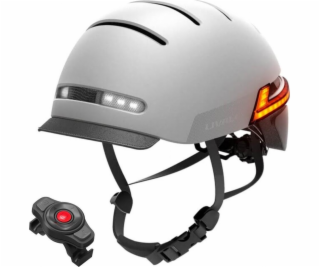 Livall Neo Smart City Helmet Bluetooth LED/SOS, šedá, vel...