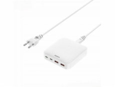 Remax DONGFENG 65W RP-U183 GaN PD QC 2xUSB-C/2xUSB BÍLÁ