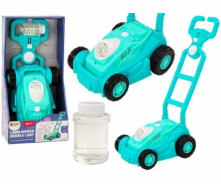 LeanToys Sekačka na trávu Bubble Machine s rukojetí modrá