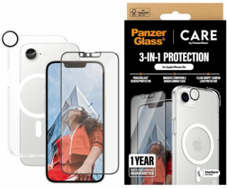 PanzerGlass Ochranná sada CARE by Flagship 3v1: pouzdro +...