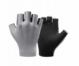 RockBros Prodyšné cyklistické rukavice s krátkými prsty V...