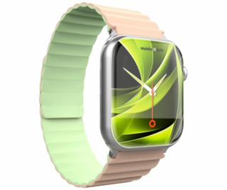 Mobile Origin Magnetic Watch Strap II, růžový/světle zele...