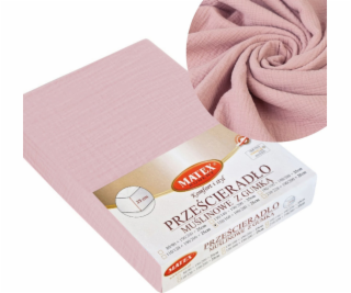 Matex Prostěradlo 90 x 200, mušelín Matex 12