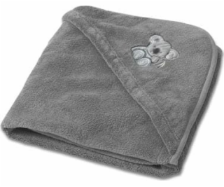 BabyMatex Deka s kapucí do autosedačky. Koala 95x95 tmavě...