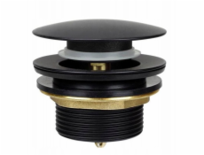 Cersanit Sprchová/vanová zátka Instadrain click-clack, matná černá 2456