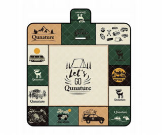 Retoo Pikniková podložka Qunature nepromokavá turistická ...