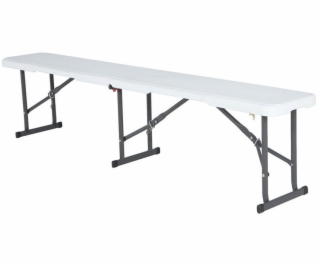 Lifetime Skládací lavice 183 cm (bílá žula) (80305)