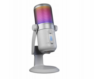 Rampage Herní mikrofon Diez RGB Touch, USB-C, bílý