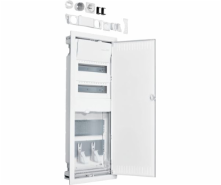 Hager Hybridní zapuštěná rozvaděčová deska 24 modulů s mo...