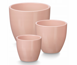 Ibergarden Sada kulatých květináčů O 14, 17, 22 cm