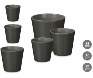 Ibergarden Sada kónických květináčů O 14, 17, 22 cm