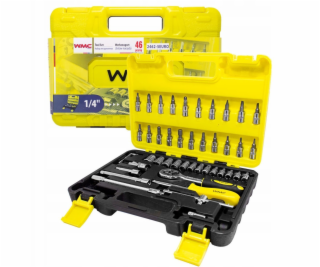 Bituxx Sada nářadí s bity 1/4  v pouzdře, 46 dílů