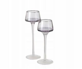 MoKo Skleněné svícny SMOLA, 2 ks. 2023 cm