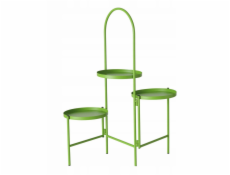 Ambiance Kovový třípatrový stojan na květiny MARETA, výška 71 cm