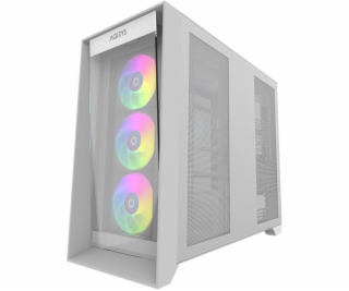 AQIRYS Počítačová skříň XO-1 ARGB bílá
