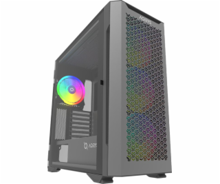 AQIRYS Černá počítačová skříň AQUIRYS AQUILLA ARGB