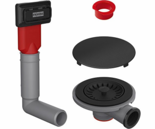 Franke odtok se zátkou Color Line, matná černá 112.0658.444