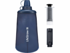 LifeStraw Láhev Peak Series Flex Squeeze 650 ml - horská modrá Univerzální