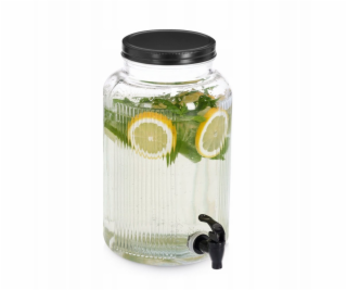Zeller Skleněná dóza s kohoutkem KUCHYŇSKÉ POTŘEBY, 3900 ml