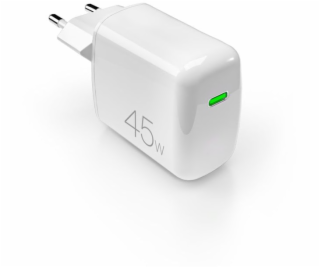 Puro Nabíječka Super Mini 45W PD GaN USB-C do zásuvky - bílá