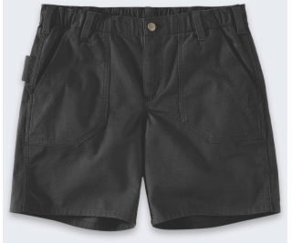 Carhartt Plátěné kraťasy Rugged Flex černé