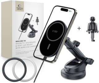 Tech-Protect Bezdrátová nabíječka MM15W-V6 s magnetickým ...