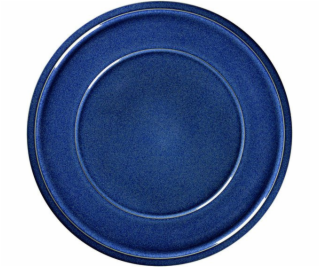 Vilde STONE Plochý talíř 32 cm kobaltový