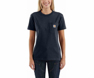 Carhartt Pracovní tričko Carhartt WK87 s kapsou v tmavě m...