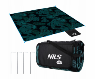 Nils NC2222 PIKNIKOVÁ DEKA LISTÍ 200x200 PE ALU CAMP