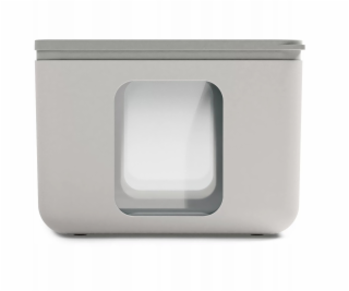 Plast Team Sada nádob QUADRO, šedá