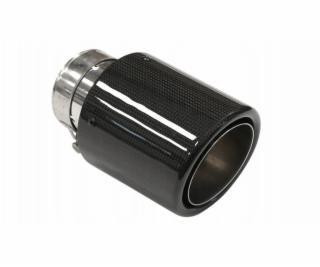 MTuning Koncovka tlumiče výfuku 114 mm, vstup 76 mm, lesk...