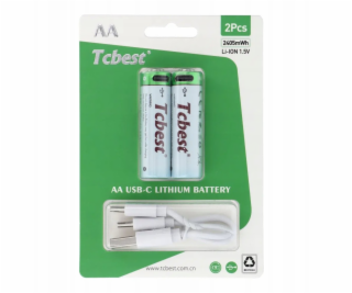 Yermos Dobíjecí baterie TCBEST R6 (AA) 650 mAh se zásuvko...