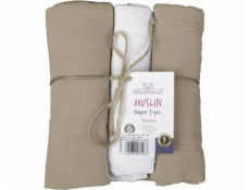 Multitex MUŠELOVÉ pleny, balení 3 kusů v krabičce, velikost 70x80