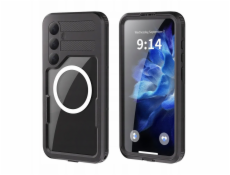 Beeasy Voděodolné pouzdro SHELLBOX MARS s kovovým kroužkem pro SAMSUNG S25 Plus černé