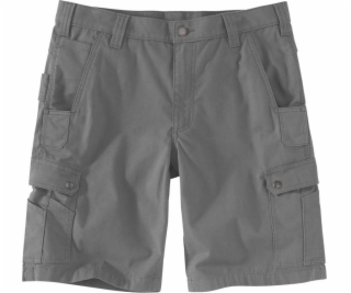 Carhartt Kraťasy Rugged Flex RipStop Cargo Steel
