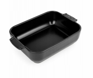 Peugeot APPOLIA Obdélníková mísa 25 cm Saténově černá