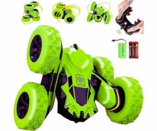 LeanToys Dálkově ovládané auto 3D zelené 4x4