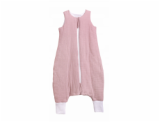 Multitex Dětský spací pytel MUSLIN TO GO s nohami o délce 95 cm